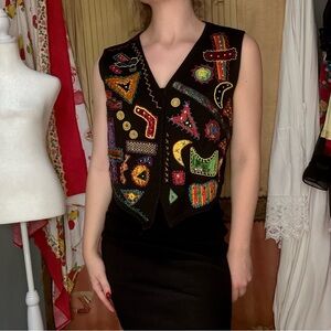 Vintage 90’s Jou Jou Multicolor Vest